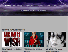 Tablet Screenshot of horrorchannel.com